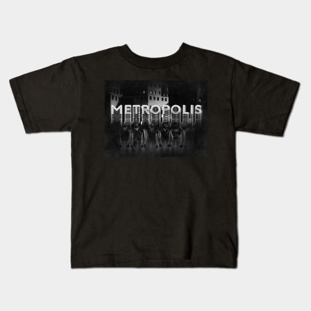 Social Exploitation And Brutalist Architecture Kids T-Shirt by Raimondi